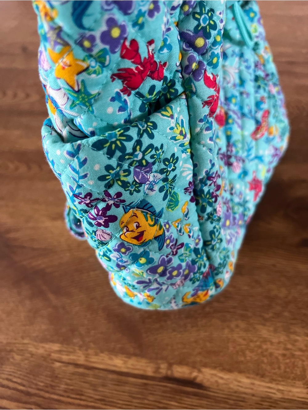 NWT Disney Vera Bradley Ariel Floral Ditsy Mini Backpack The Little Mermaid - Picture 6 of 12